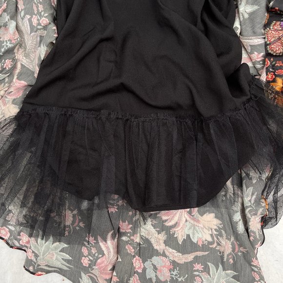 NWT Cara Cara Ritchie Layered Floral & Tulle dress M - Picture 10 of 14